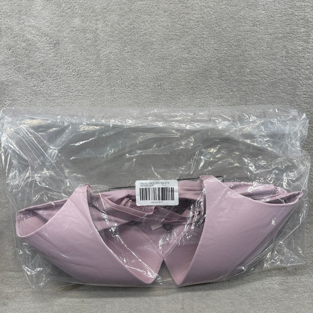 Soma bra Women's XL‎ ENBLISS LUXE PLUNGE BRALETTE VINTAGE LILAC Wireless Pull On